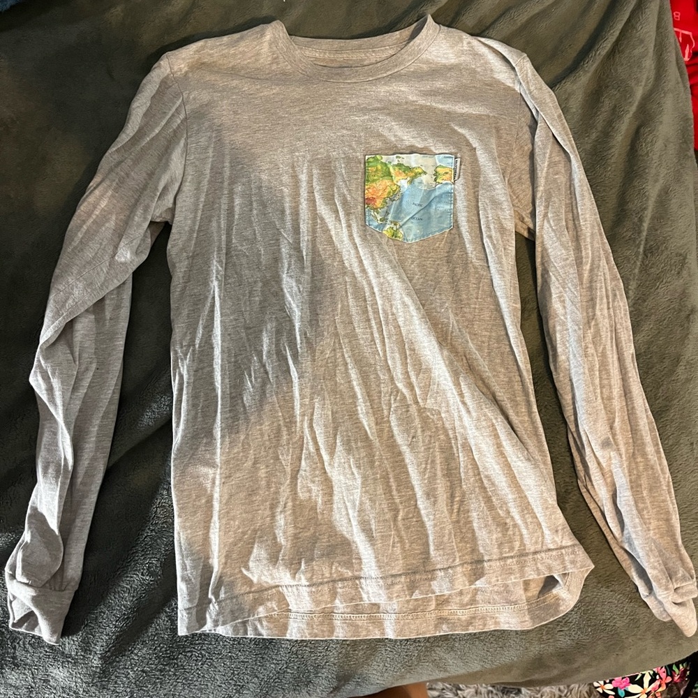 Serengetee World Map Long Sleeve